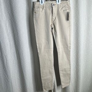 Bullhead Beige Skinny Jeans